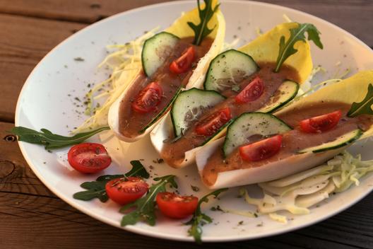 Cikorie - arugula - kål - både