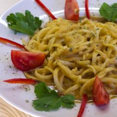 Ananas - persille - "pasta"