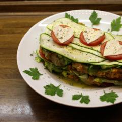 Gulerod - kiwi - persille - "lasagne"