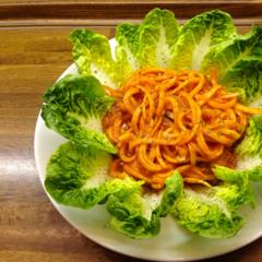 Radise - "Udon" - nudler med mango - peber - dates - sauce