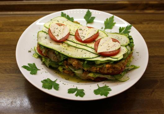 Gulerod - kiwi - persille - "lasagne"