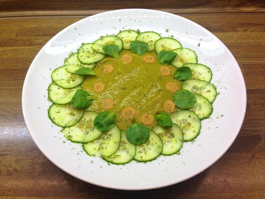 Mango - gulerod - persille - suppe