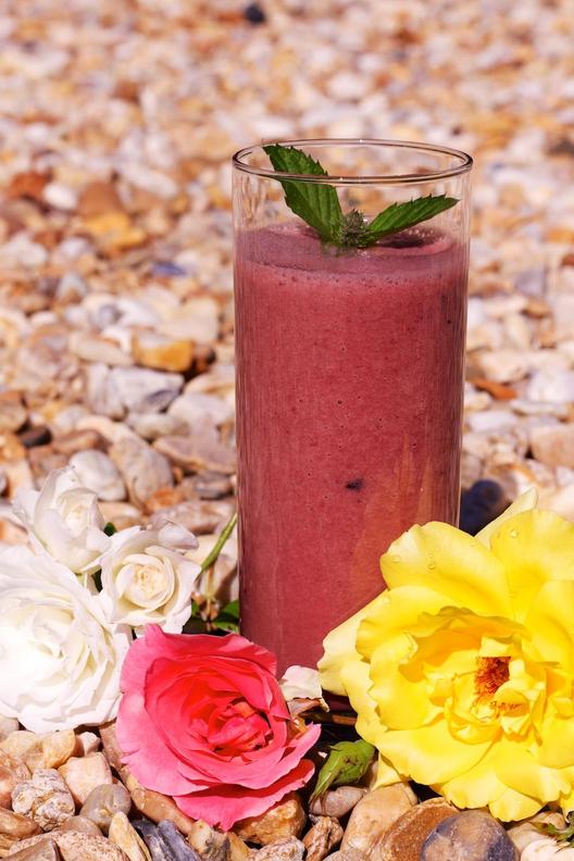  Blå drue banan smoothie